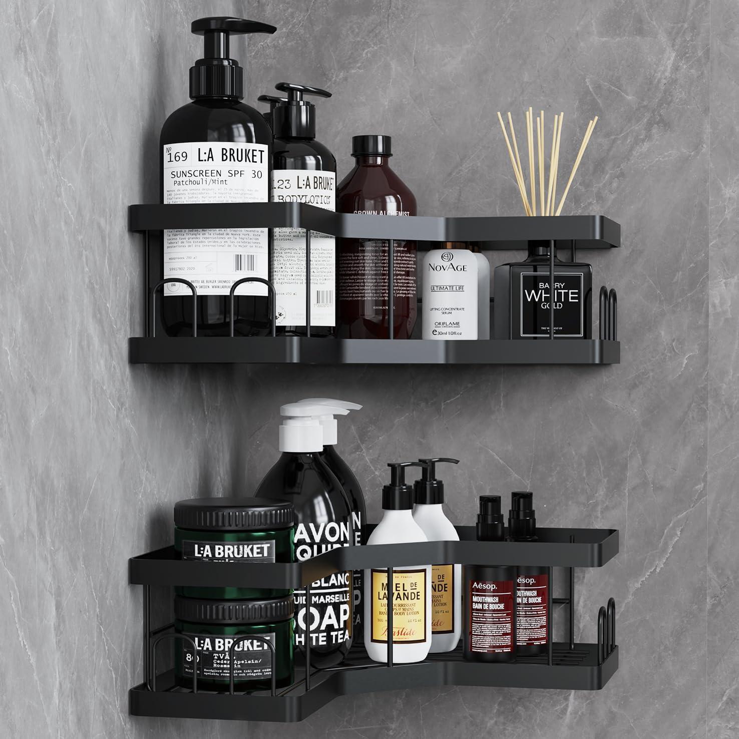 Zelfklevende Roestvrije Douche Plank Geen Boren