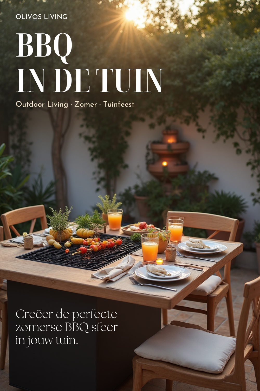 BBQ in de tuin